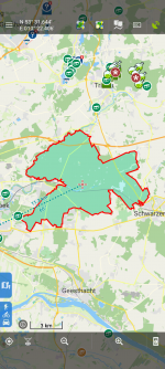 Sachsenwald Map.png